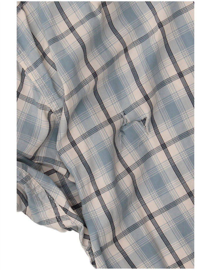 Camisa Wrangler Hombre XL Cuadros Azules