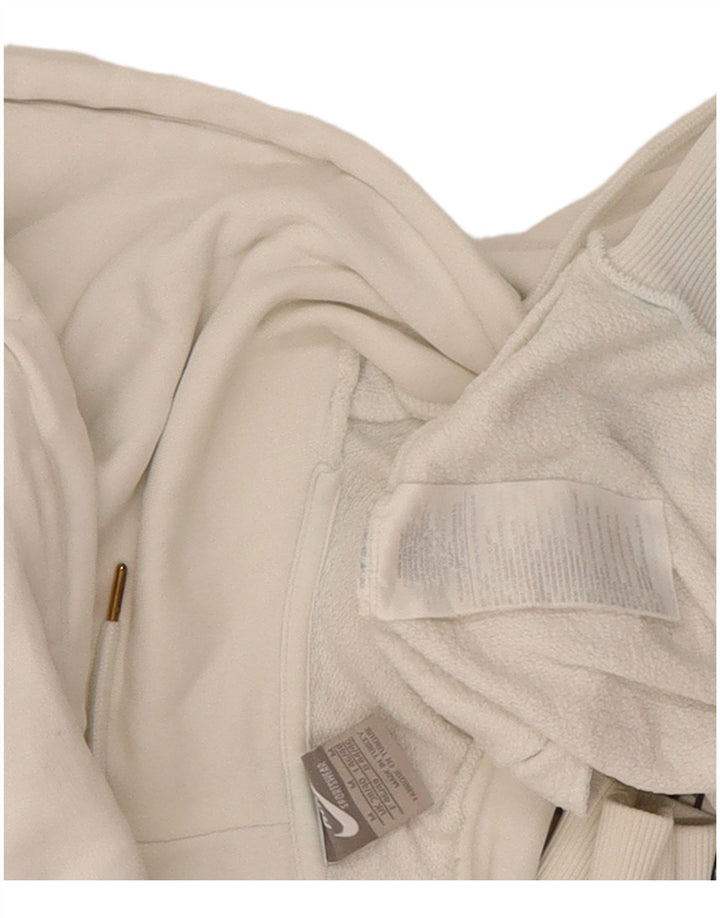 Nike Jersey con capucha y gráfico gráfico de algodón blanco mediano para hombre
