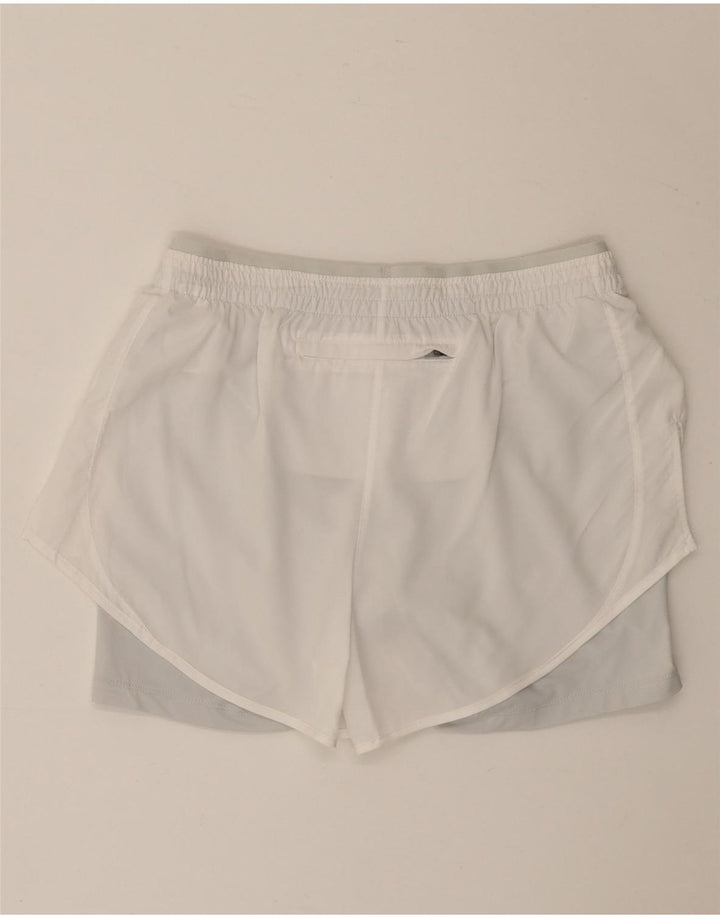 Nike - Falda pantalón para mujer (talla 10), color blanco