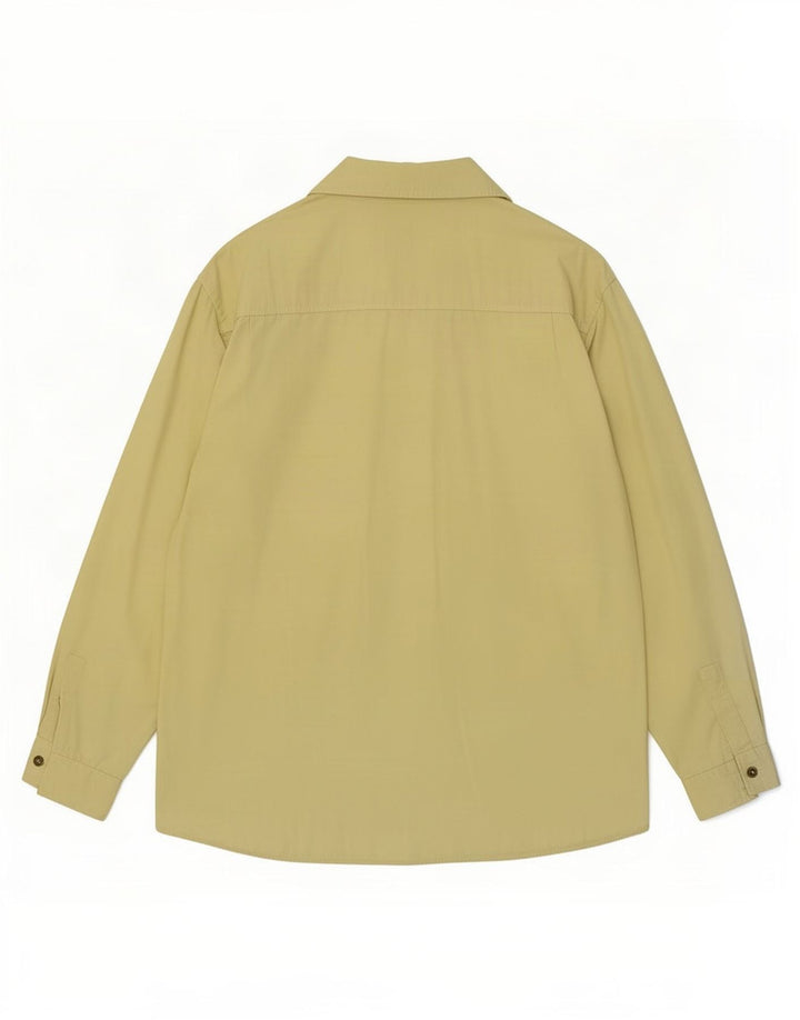 Camisa Pepperino Hombre Grande Algodón Amarillo