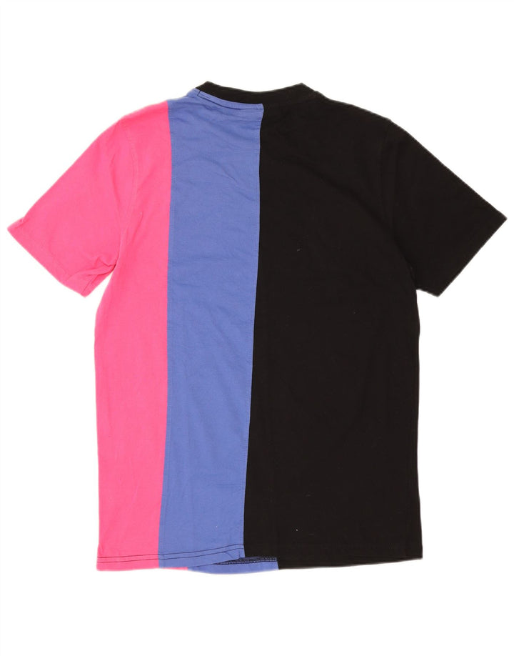 Fila Camiseta gráfica para hombre Top pequeño de algodón con bloques de color multicolor