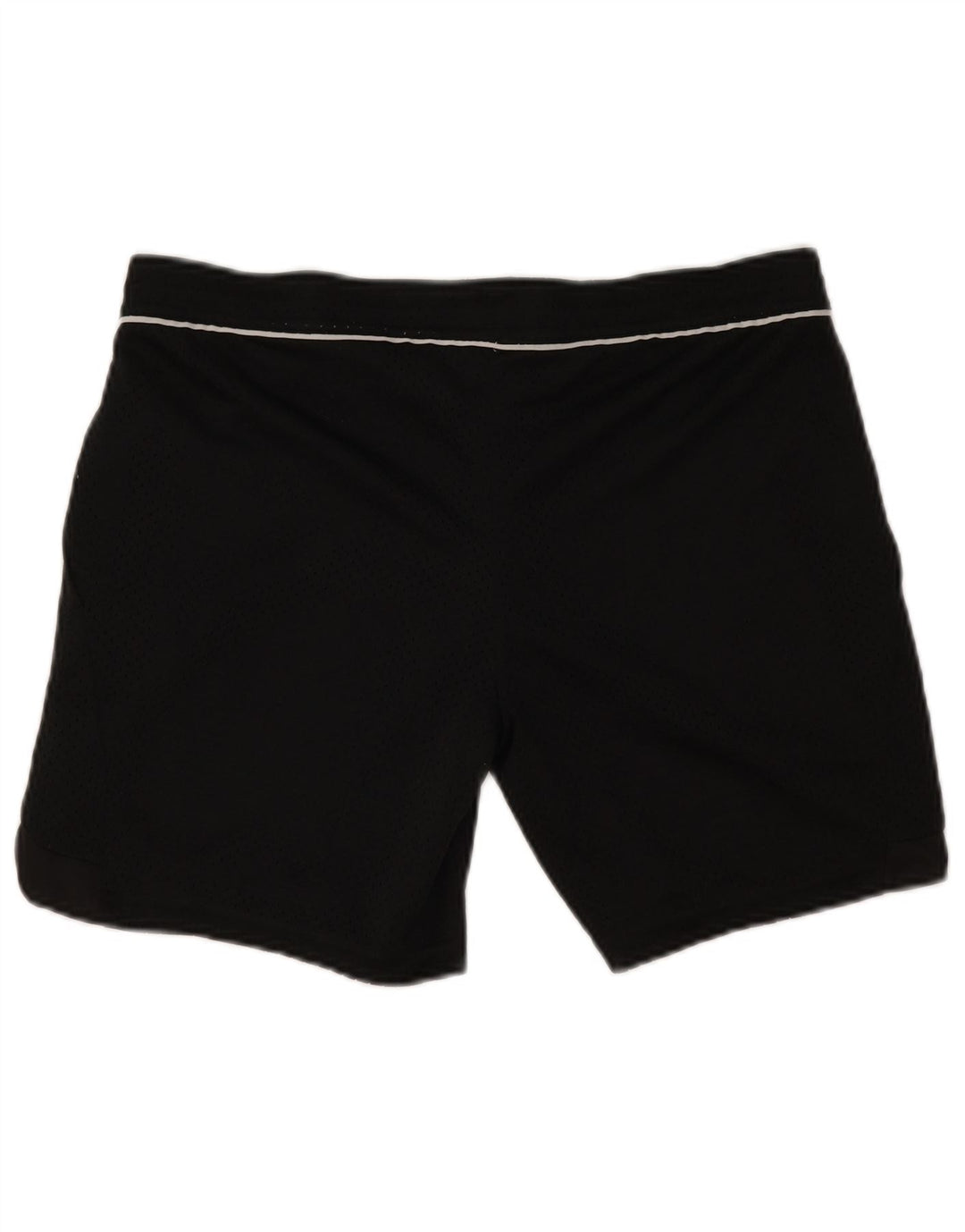 Reebok Pantalones cortos deportivos para mujer UK 8/10 Small Negro Poliéster