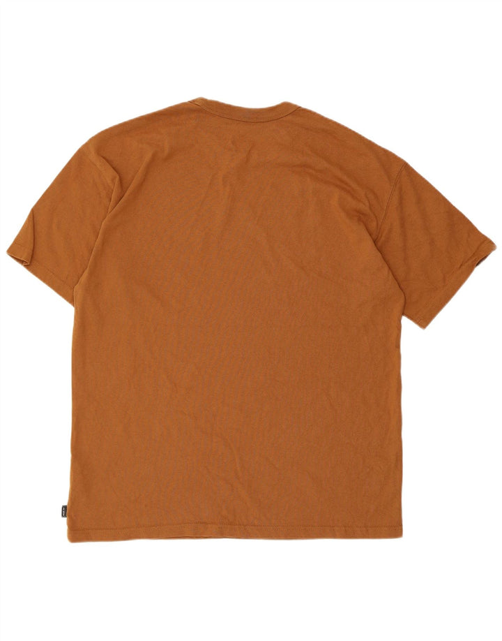 Nike - Camiseta holgada para hombre, color marrón medio, algodón