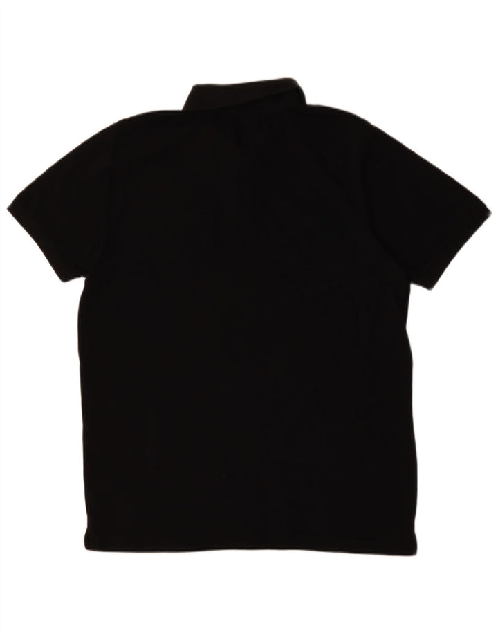 CHAMPION Polo para hombre grande de algodón negro