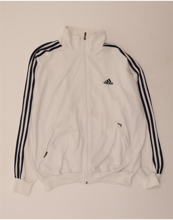 ADIDAS Chaqueta de chándal para hombre UK 44/46 Large White