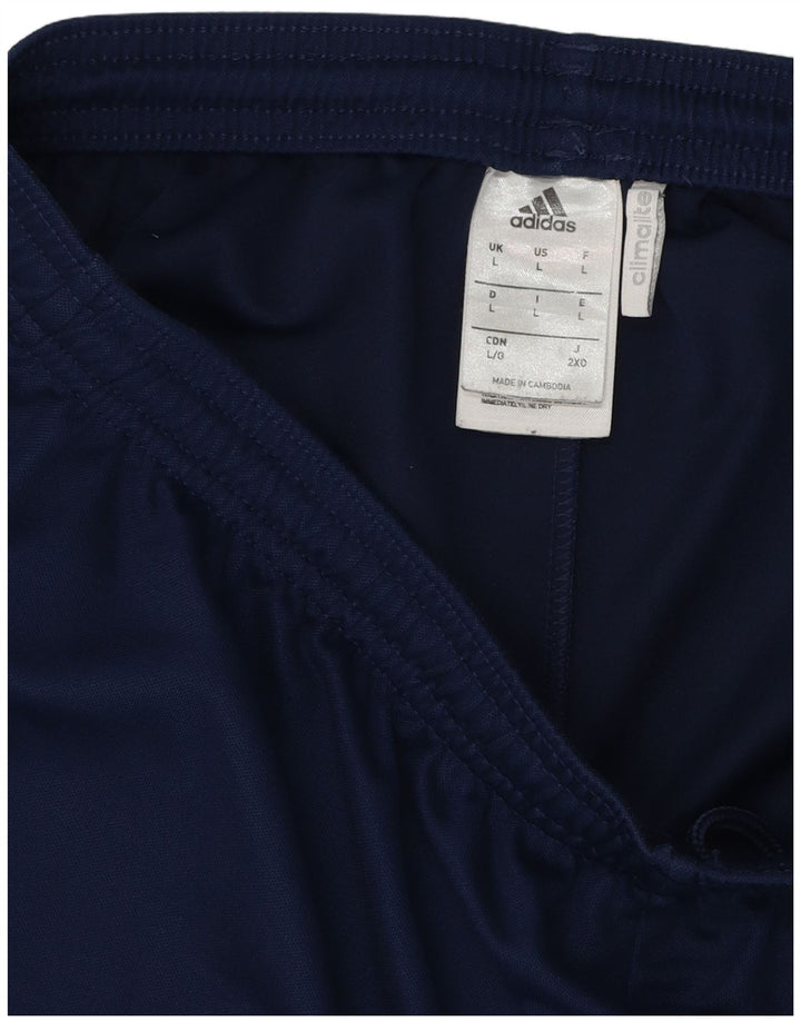 Adidas Mens Climalite Sport Shorts Grande Azul Marino Poliéster