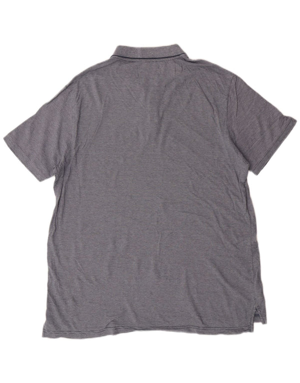 PENGUIN Polo para hombre 2XL Algodón a rayas azul Clásico