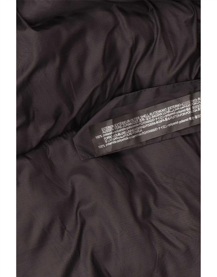 Zara Hombre Chaqueta Acolchada UK 40 Large Poliamida Negra