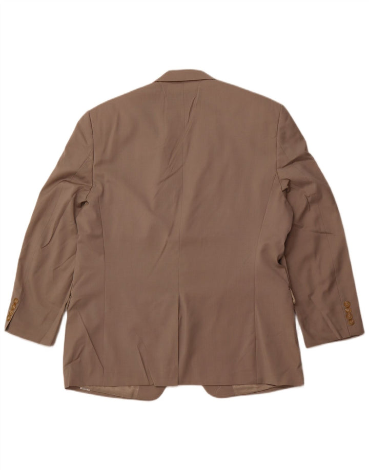 RALPH LAUREN Chaqueta tipo blazer de 2 botones para hombre UK 44 2XL Lana beige