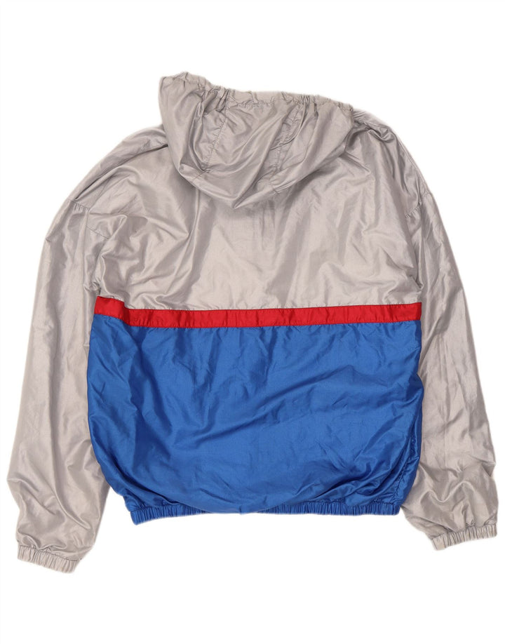Ellesse Chaqueta de chándal con capucha para hombre IT 50 Medium Silver Colourblock