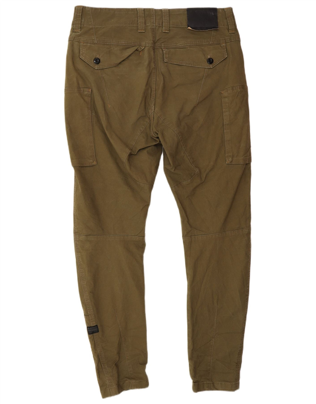 G-STAR Pantalones cargo Banana Slim para hombre W34 L30 Caqui Algodón Ejército