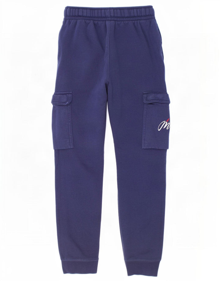 Nike - Pantalones de chándal cargo para niños, 10-11 años, talla mediana, azul marino