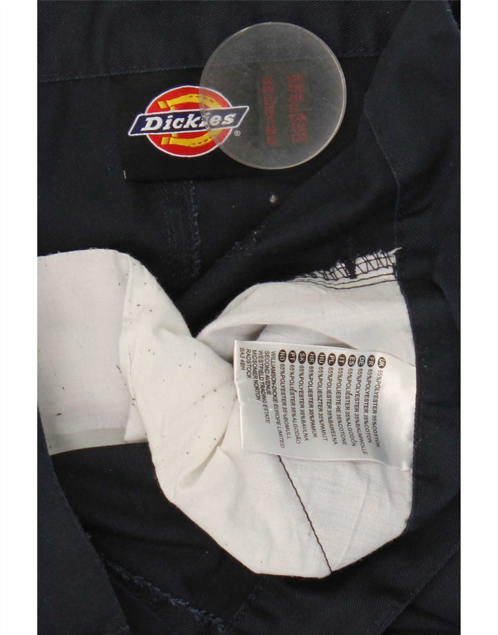 Dickies Pantalones cargo ajustados para hombre W38 L29 Poliéster azul marino