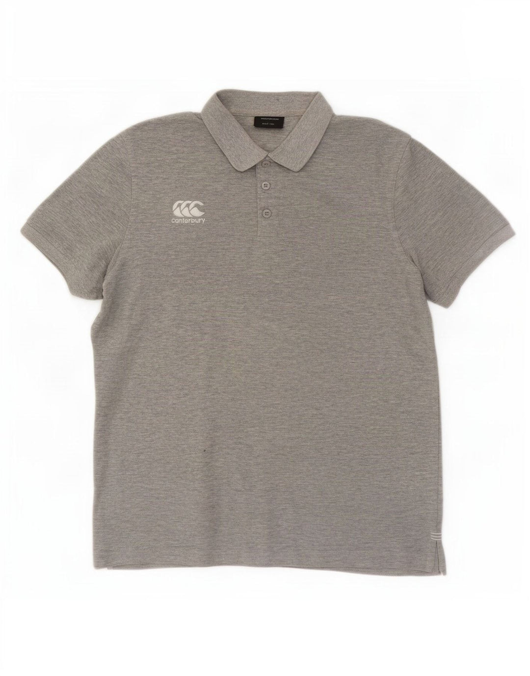 Canterbury Polo para hombre grande gris