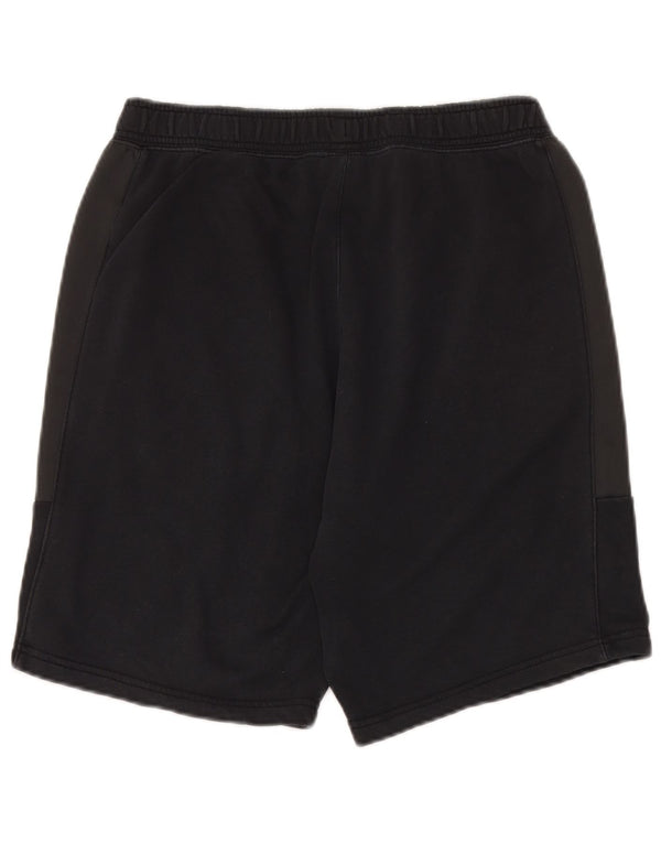 NIKE Shorts deportivos con estampado gráfico de algodón color block en negro mediano para hombre