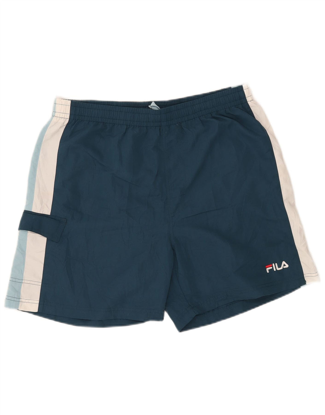 FILA Bañador para hombre, talla grande, color azul marino, poliéster