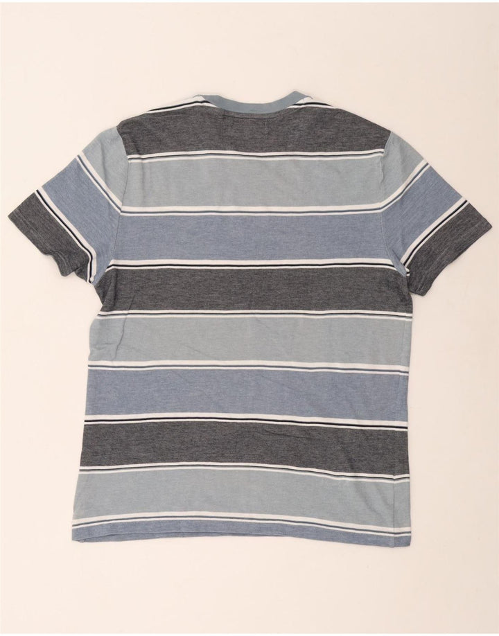 PENGUIN Camiseta Hombre Top Grande Algodón Rayas Azul