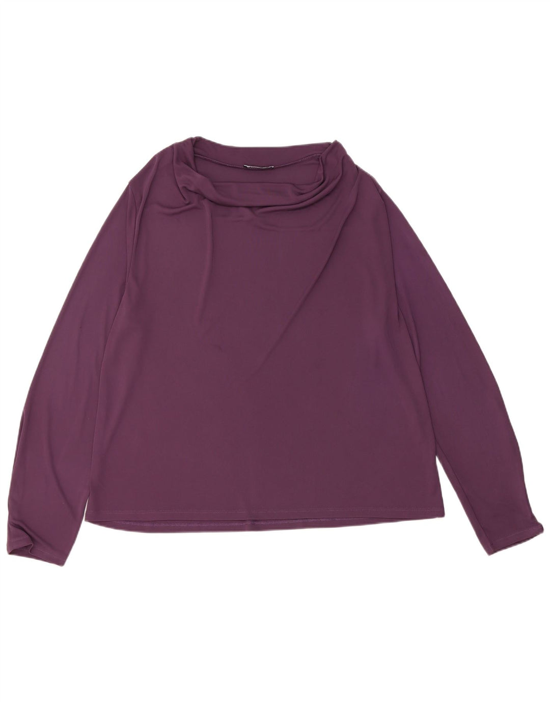 Zara Mujer Regular Top Manga Larga ES 40 XL Morado