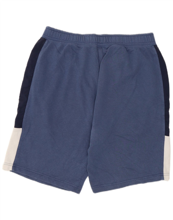 Pantalones cortos deportivos Nike de algodón color block en azul medio - Hombre