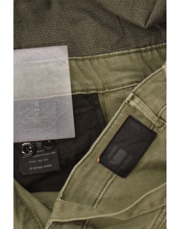 G-STAR Mujer Peto Slim Jeans Pequeño W32 L27 Algodón Caqui