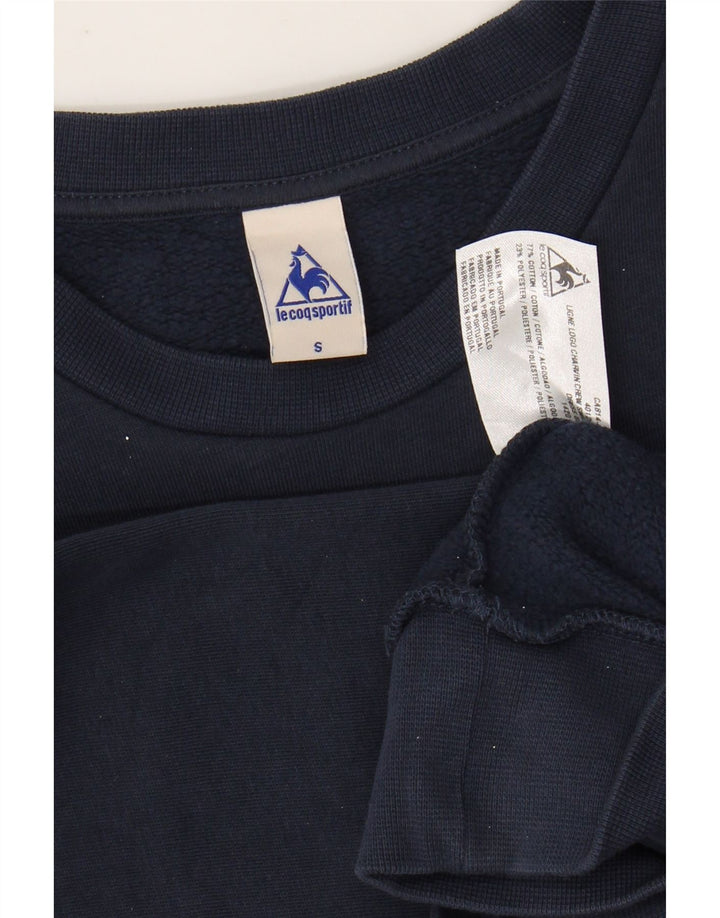 LE COQ SPORTIF Sudadera Estampada Hombre Jersey Small Azul Marino Algodón