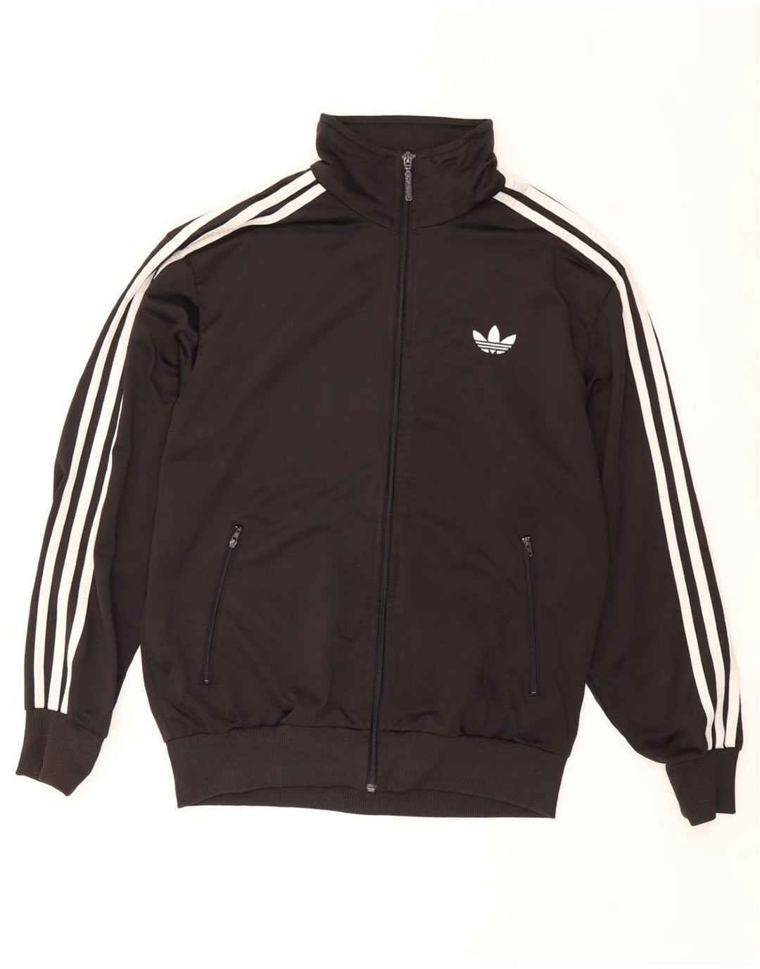 ADIDAS Hombre Chándal Top Chaqueta Mediano Negro Poliéster