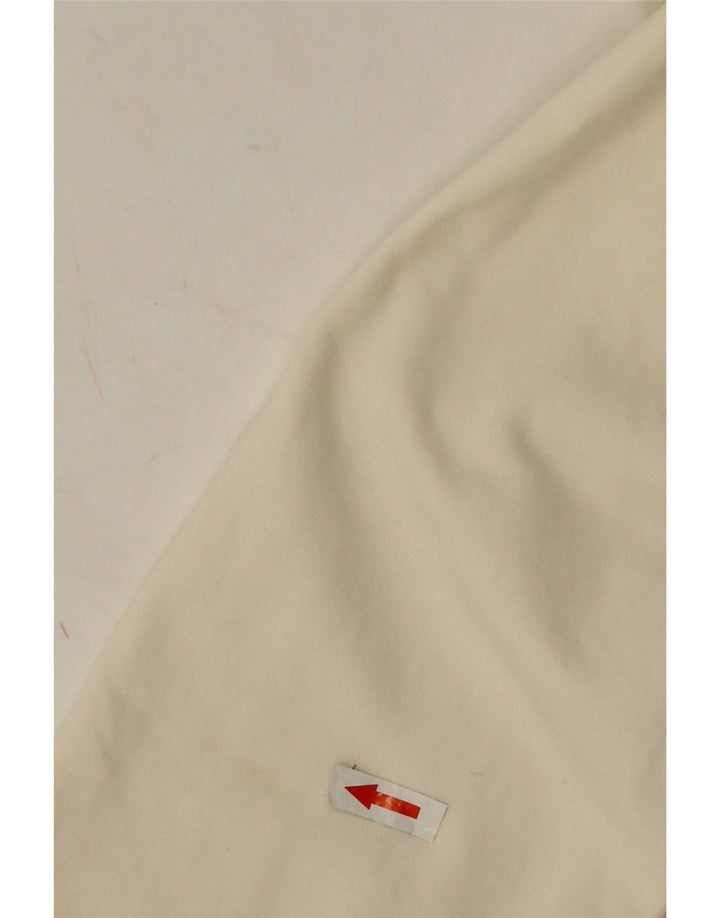 Pirelli Chaqueta superior de chándal gráfico para mujer UK 10 Small Off White Cotton