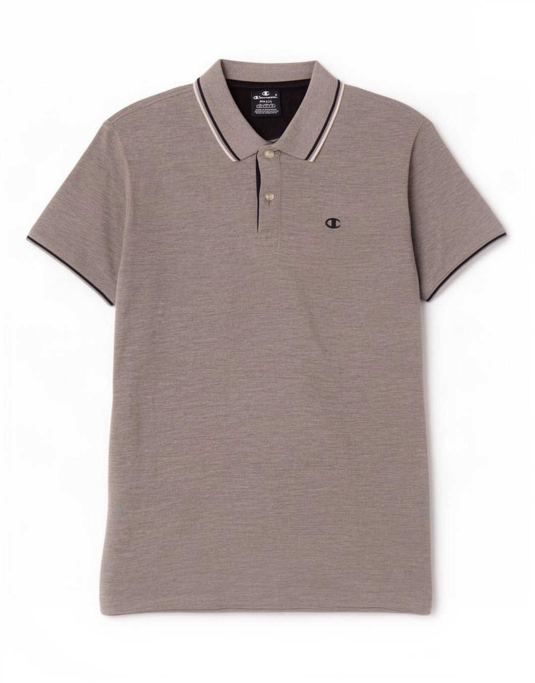 Champion Polo Hombre Gris Pequeño