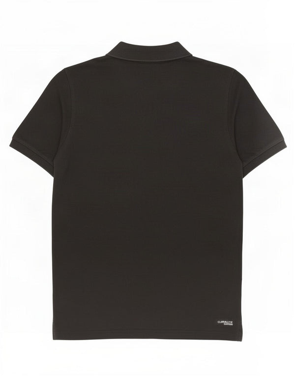 Adidas Mens Clima 365 Polo Pequeño Algodón Negro