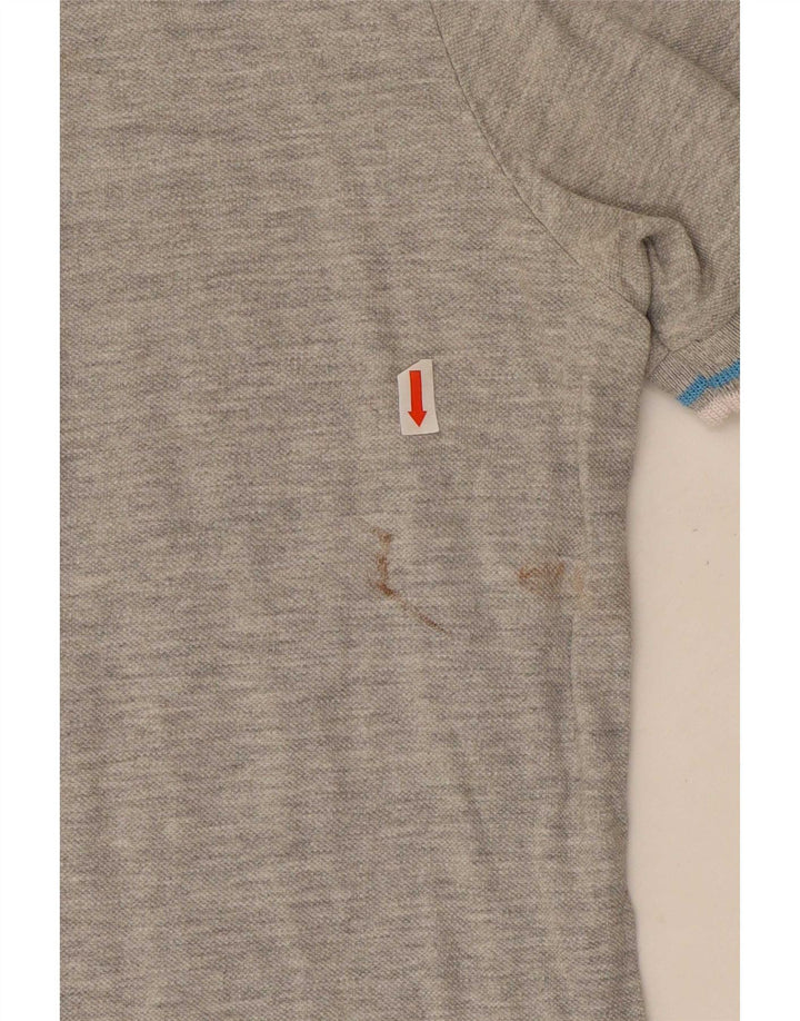 Diadora Polo Hombre 2XL Gris Algodón