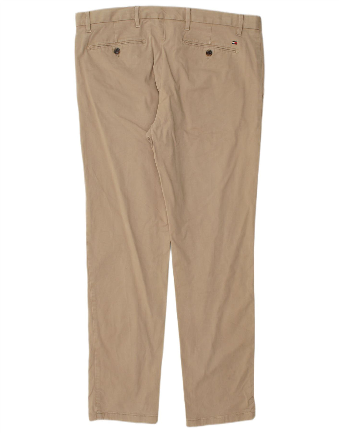 TOMMY HILFIGER Pantalón chino ajustado para hombre W36 L32 Algodón beige