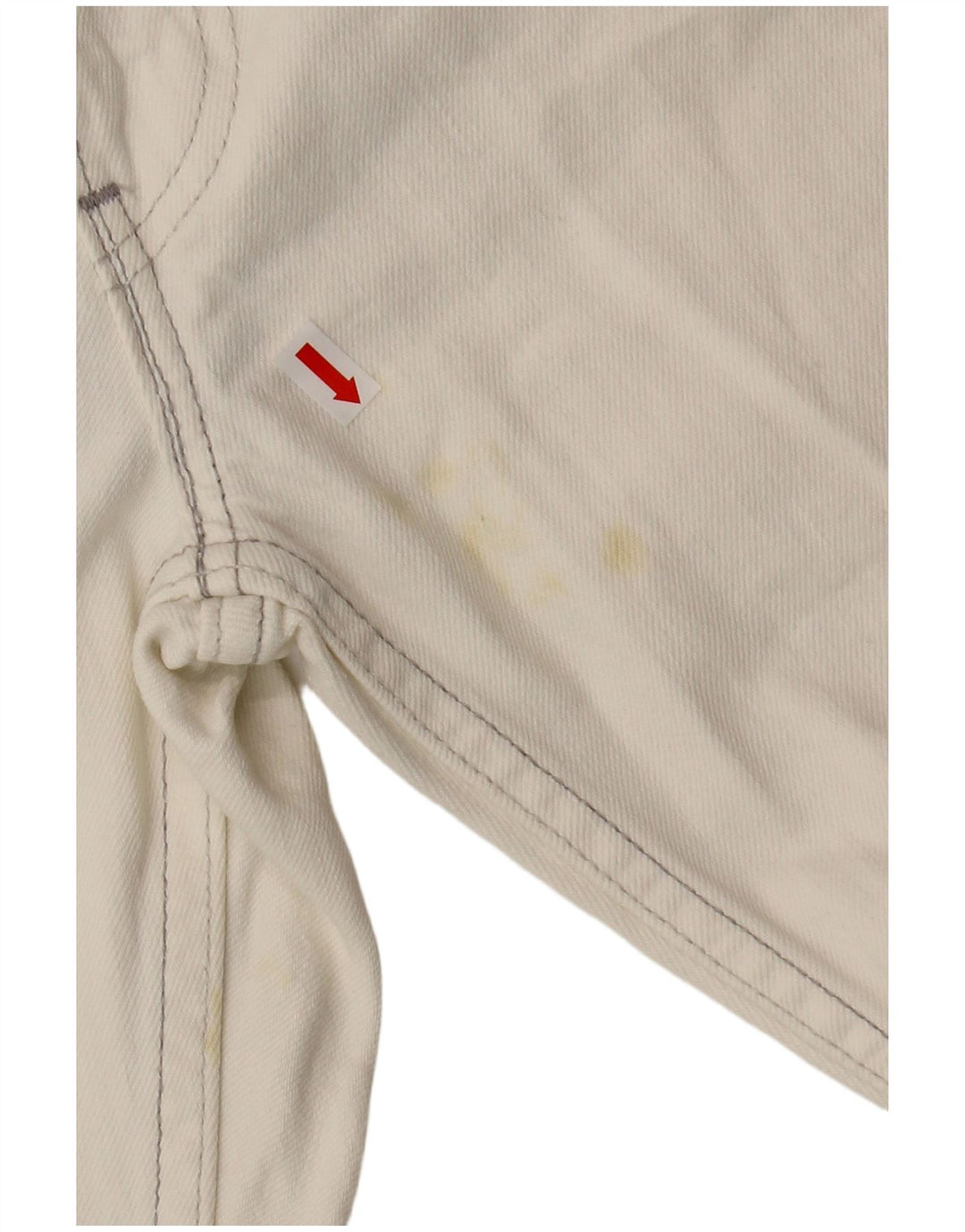 LEVI'S Mens 511 Slim Jeans W31 L34 Algodón Blanco Roto