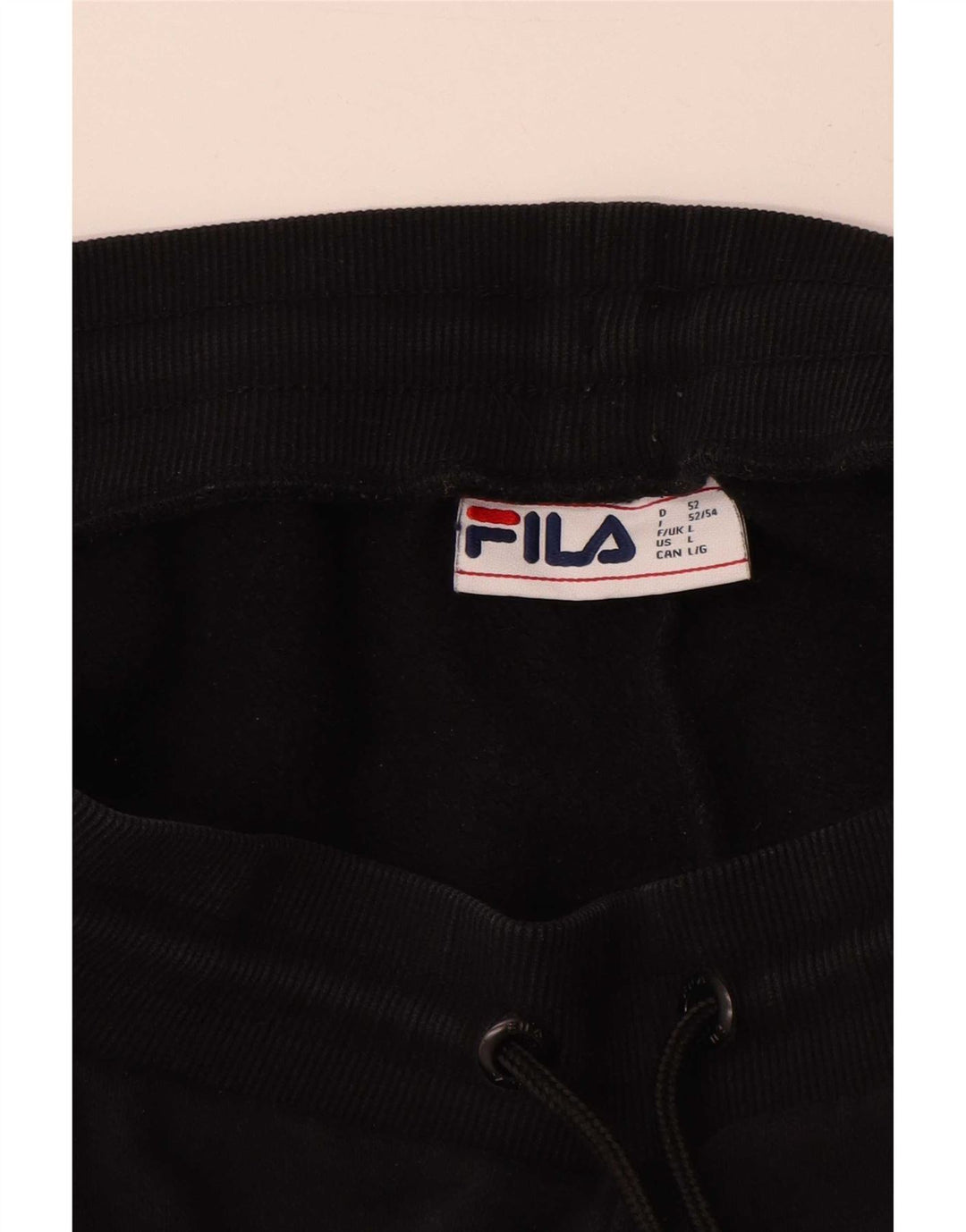 Fila Hombre Pantalones De Chándal Joggers Large Black Colorblock
