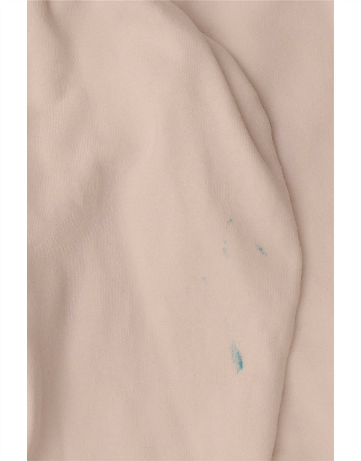 Roxy Mujer Oversize Crop Graphic Sudadera Jumper UK 10 Small Blanco