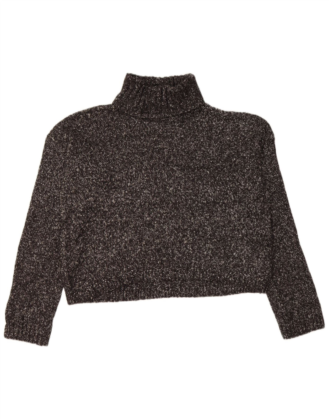 CALVIN KLEIN JEANS Suéter tipo jersey con cuello vuelto para mujer UK 46 Grande Negro