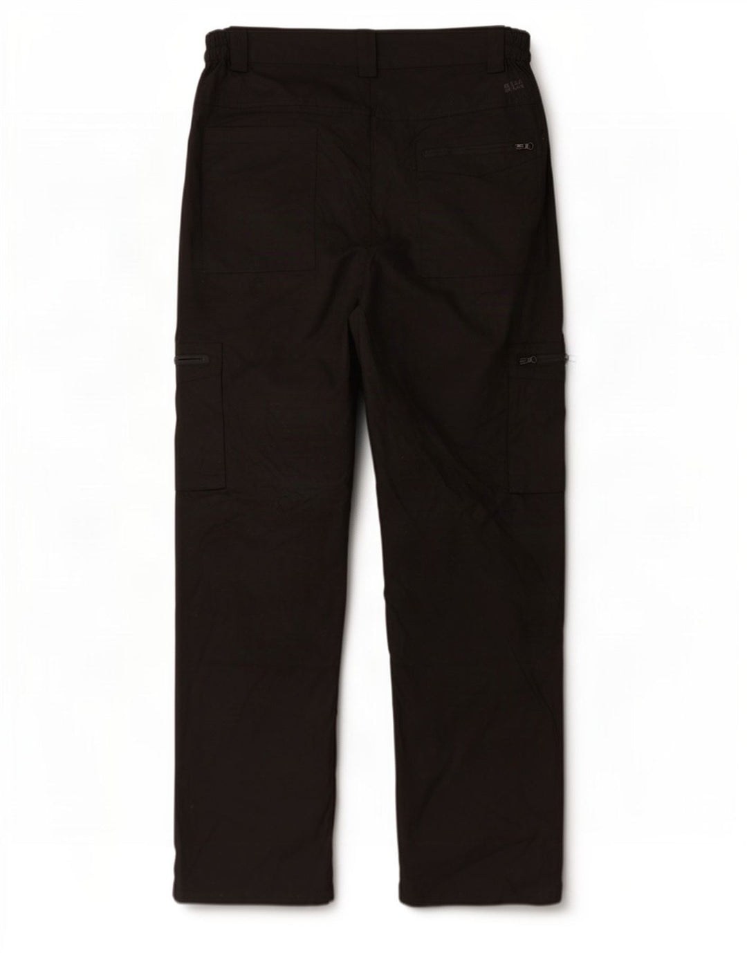 Pantalones cargo rectos para hombre de Mountain Warehouse W38 L29 Poliéster negro
