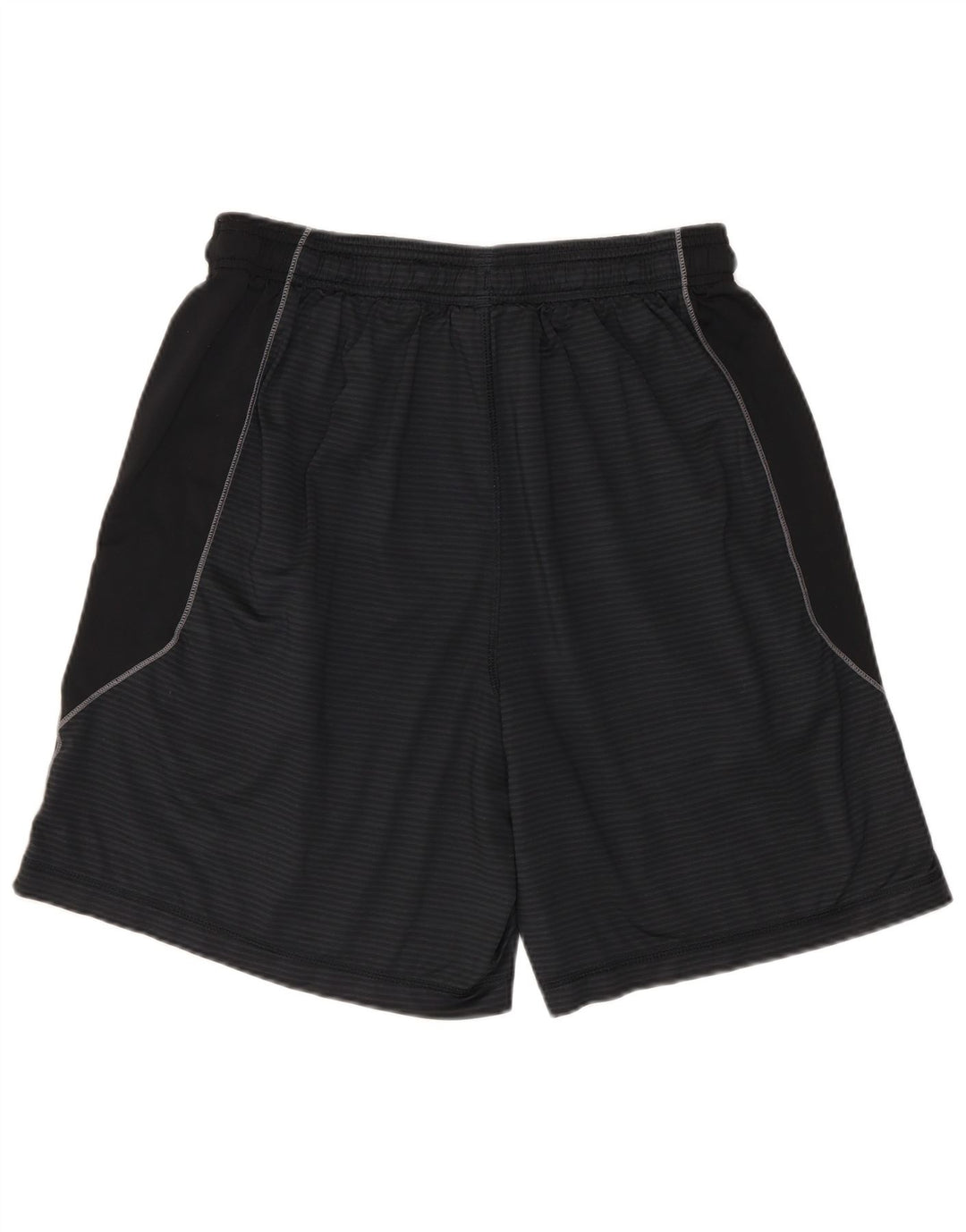 Under Armour Hombre Pantalones cortos deportivos con estampado de rayas medianas en negro
