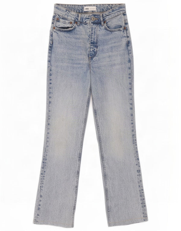 Zara Vaqueros Bootcut Mujer EU 36 XS W26 L29 Azul