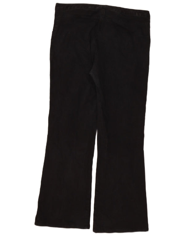 Gap Jeans acampanados de cintura alta para mujer US 16 2XL W34 L31 Algodón negro