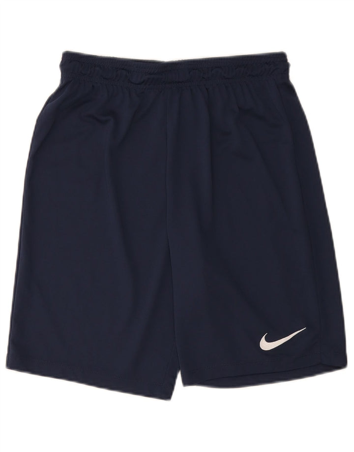 Nike - Pantalones cortos deportivos para hombre, talla pequeña, poliéster, color azul marino