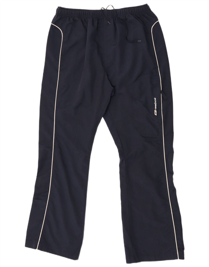 Reebok - Pantalones de chándal cargo para hombre, talla grande, azul marino