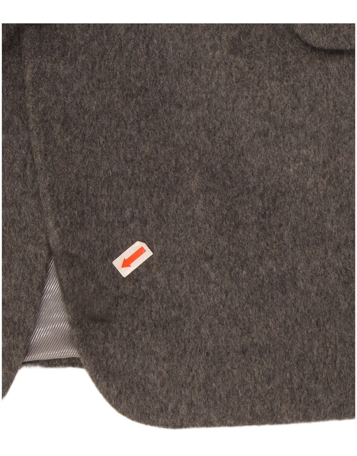 LANIFICIO DEL CASENTINO Chaqueta tipo blazer de 3 botones para hombre UK 38 Gris medio