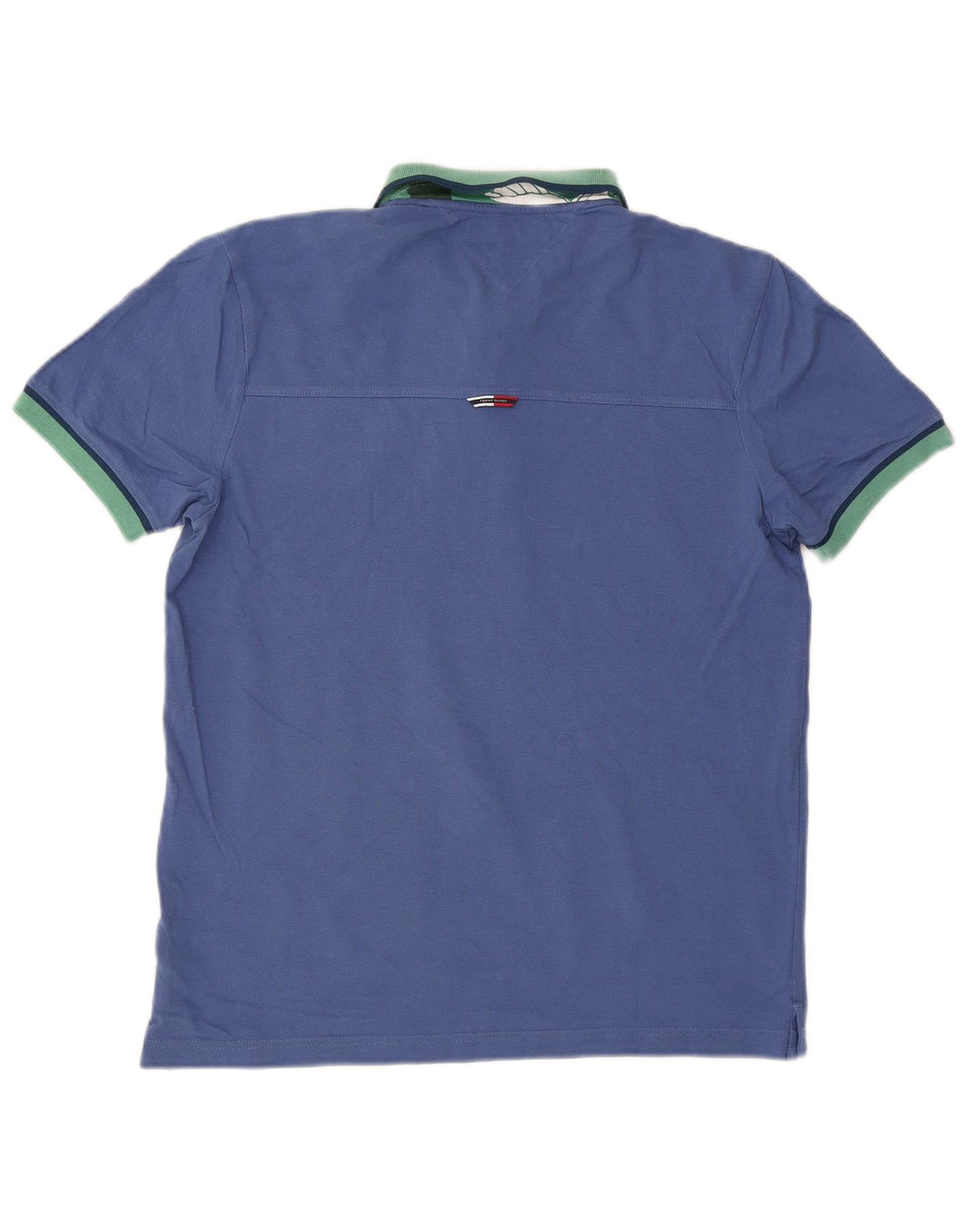 TOMMY HILFIGER Polo de corte regular para hombre de algodón azul medio