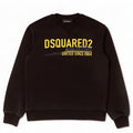 Dsquared2 Sudadera con estampado gráfico para niños 9-10 años Algodón negro