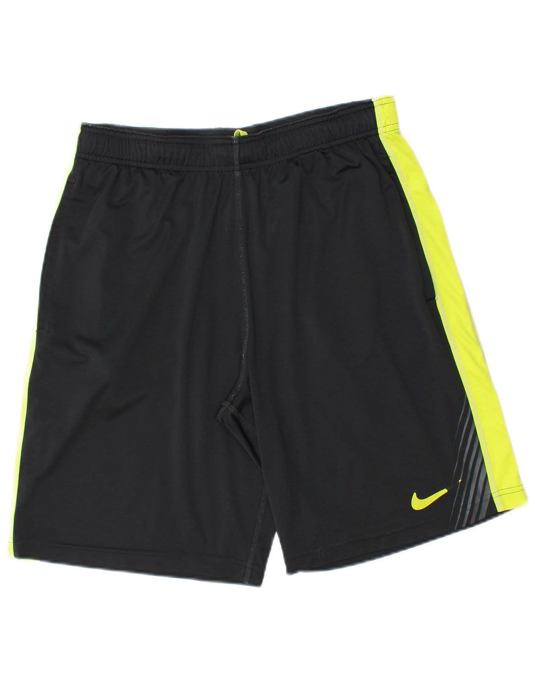 Nike - Pantalones cortos deportivos para hombre (talla pequeña), color negro y poliéster