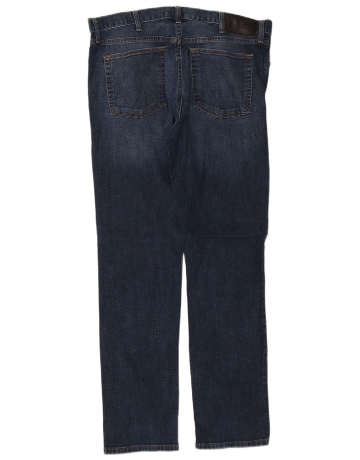 Eddie Bauer Vaqueros ajustados para hombre W36 L32 Algodón azul marino