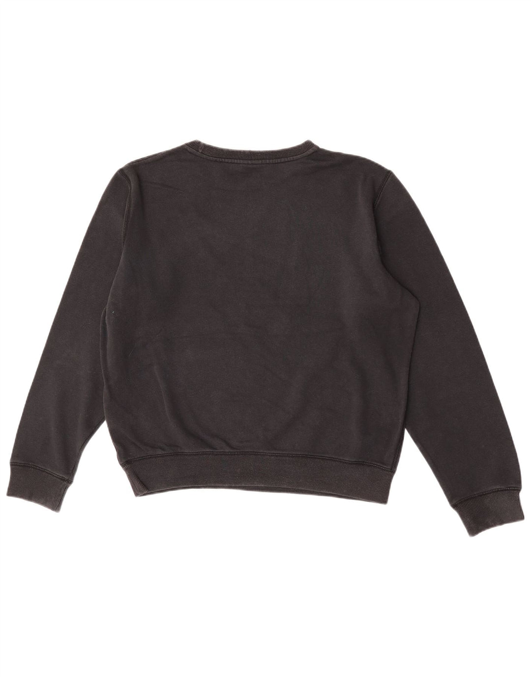 Nike Sudadera con gráfico Swoosh para hombre, jersey de algodón negro mediano