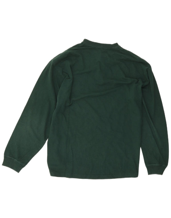 Carhartt Hombre Top Manga Larga Algodón Verde Grande