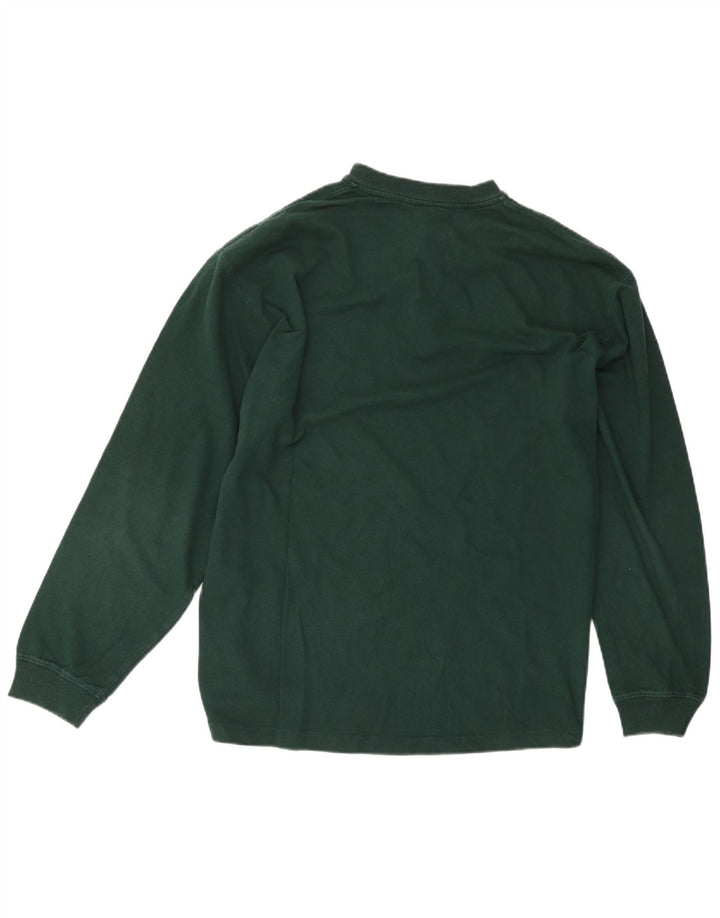 Carhartt Hombre Top Manga Larga Algodón Verde Grande