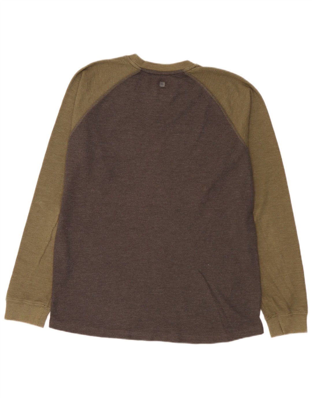 Camiseta IsoCool de manga larga para hombre de Mountain Warehouse con bloques de color gris grande